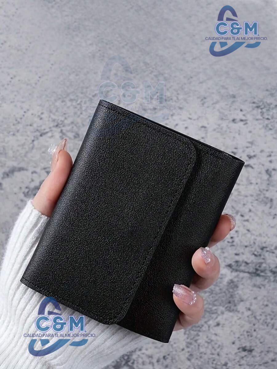 MONEDERO EN LIQUIDACION SENCILLO NEGRO SOLIDO M20